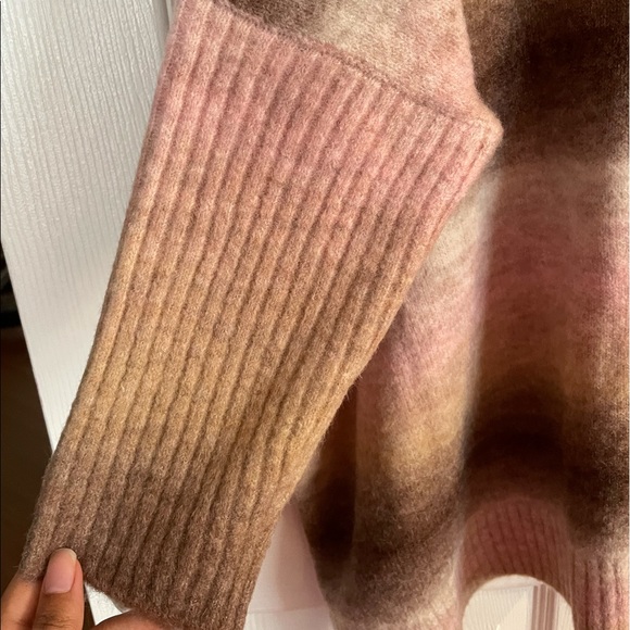 Loft Ombre Turtleneck Poncho Sweater - Picture 8 of 13